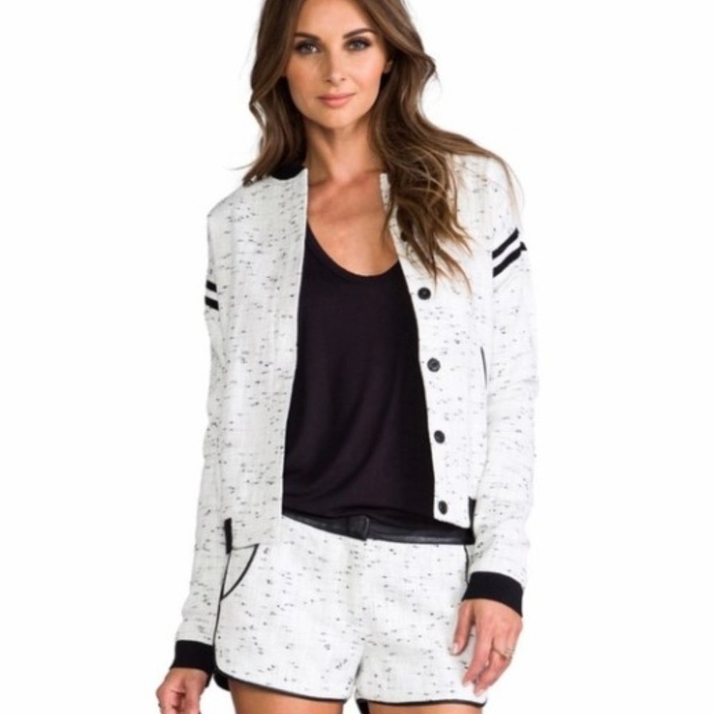 Dolce Vita bomber tweed jacket